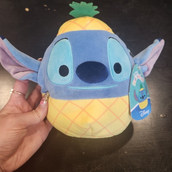 Disney Stitch Pineapple Plush with Blue and Yellow - Picture 2 of 4